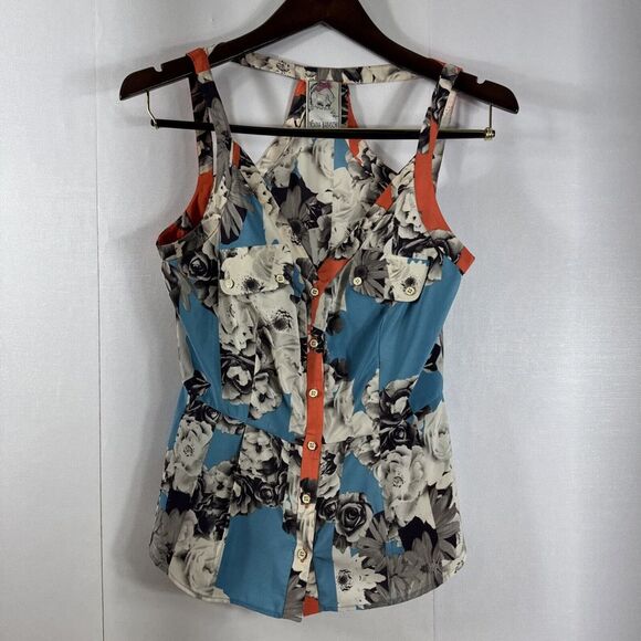 Yoana Baraschi Floral Tank‎ Top Small - Picture 1 of 8